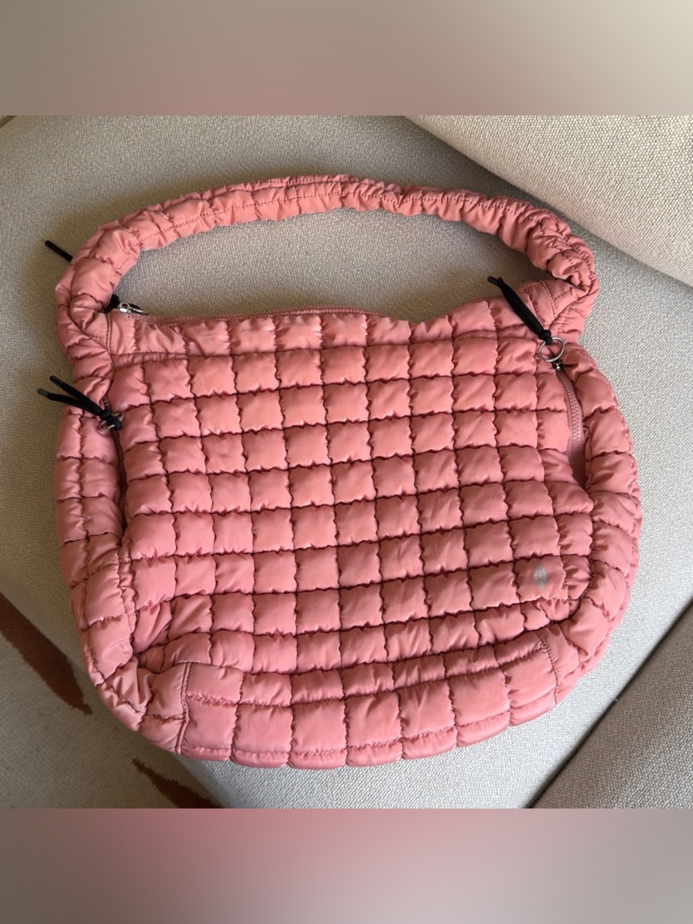 Free People Quilted Carryall Bag - Ballet Slipper
